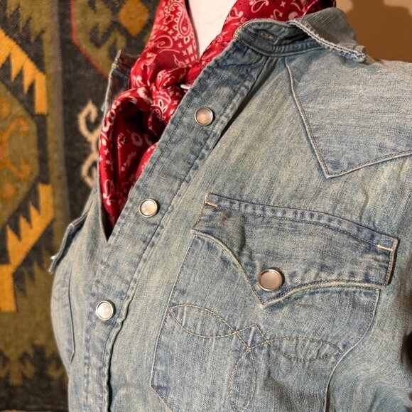 Ralph Lauren Denim Top - Picture 4 of 6